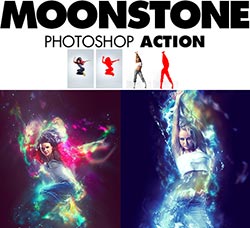 极品PS动作－月光石流影：MoonStone Photoshop Action